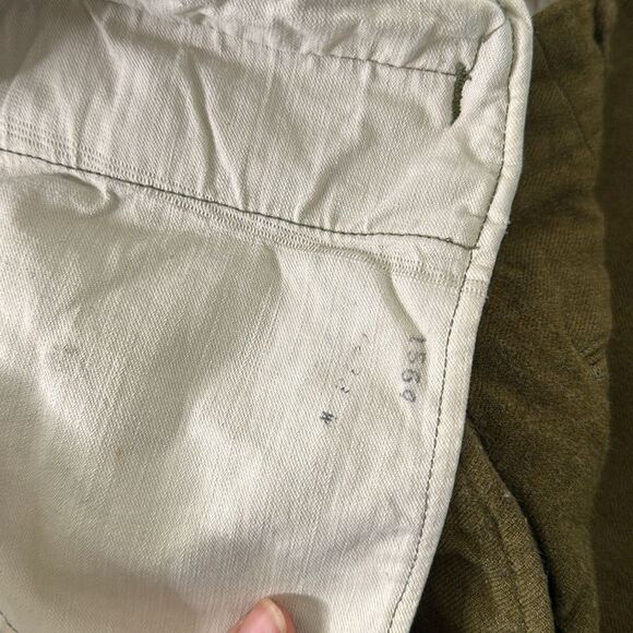 Vintage 40s Military Wool Gaberdine Field Trouser 32 Waist - Picture 7 of 7